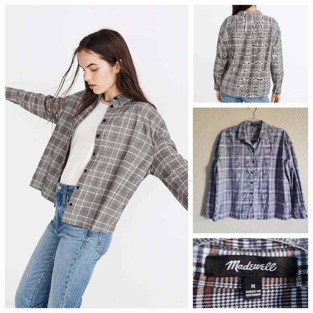 Madewell Plaid Westlake‎ Shirt Medium
